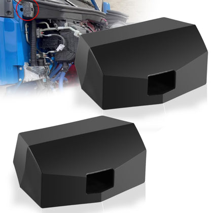 2 Pcs Upper Left & Right Hood Bumper Supports Hood Latch Bumper Supports Compatible with Peterbilt 579/ Kenworth T680