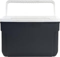 10QT Hard-Sided Insulated Cooler Gray Stores 14 Cans, Compact Leak Resistant Ice Chest, Lightweight Portable Cooler