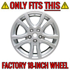 18" Gloss Black Wheel Skin Kit fits Chevy Camaro LS/LT 13-15 - ABS 4 Pack