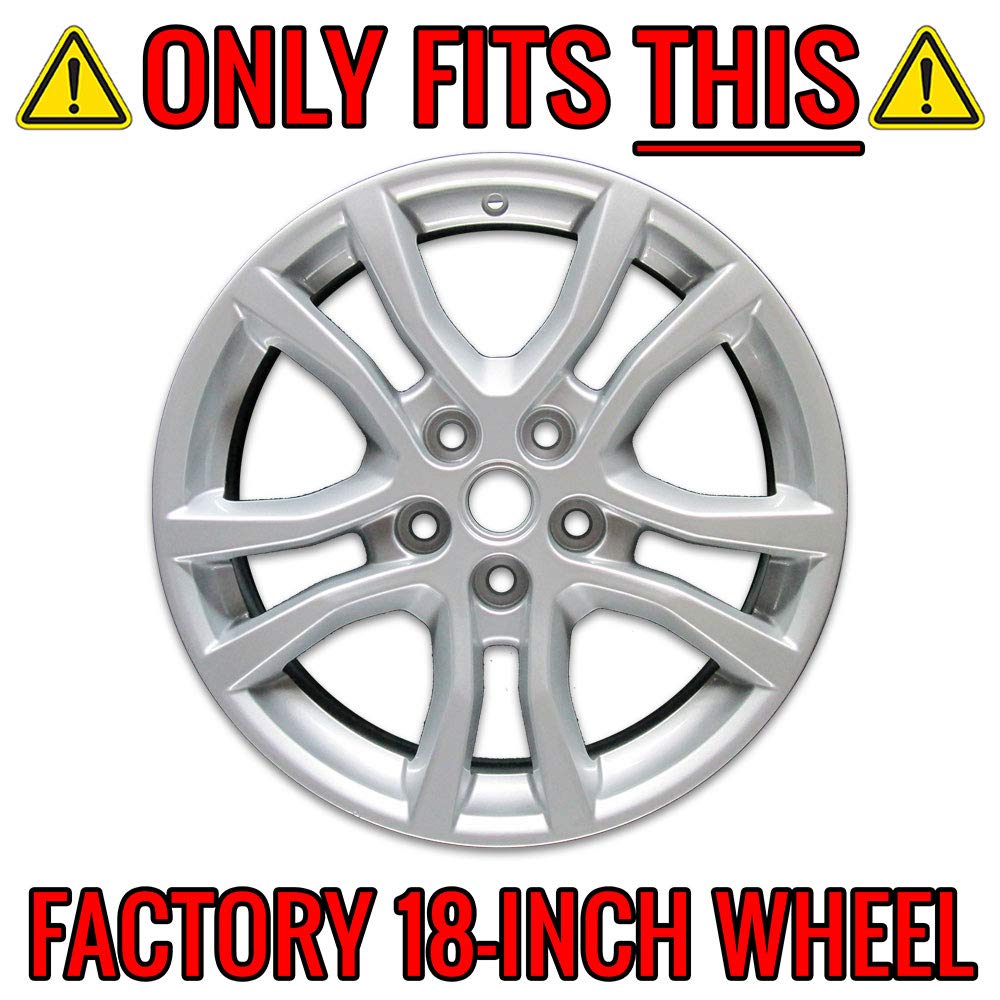 18" Gloss Black Wheel Skin Kit fits Chevy Camaro LS/LT 13-15 - ABS 4 Pack