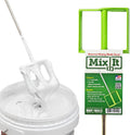 Mix It, 18" Length Mud Mixer | Durable ABS Paddle – Efficient Paint Mixer for Drill – Easy-to-Use & Rust-Resistant