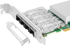 Vogzone for E810-XXVDA4 Network Adapter, 25GbE 4X SFP28 PCIe 4.0 x16 NIC
