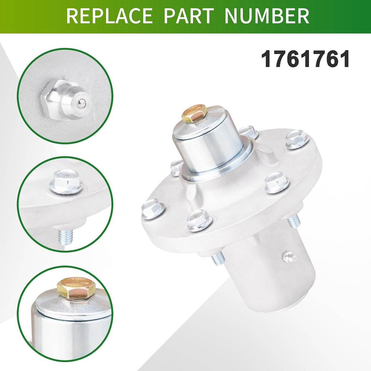 1761761 Spindle Assembly Fits 61 Inch Deck Simplicity Courier XT Snapper 360Z Ferris 500S Mower Parts