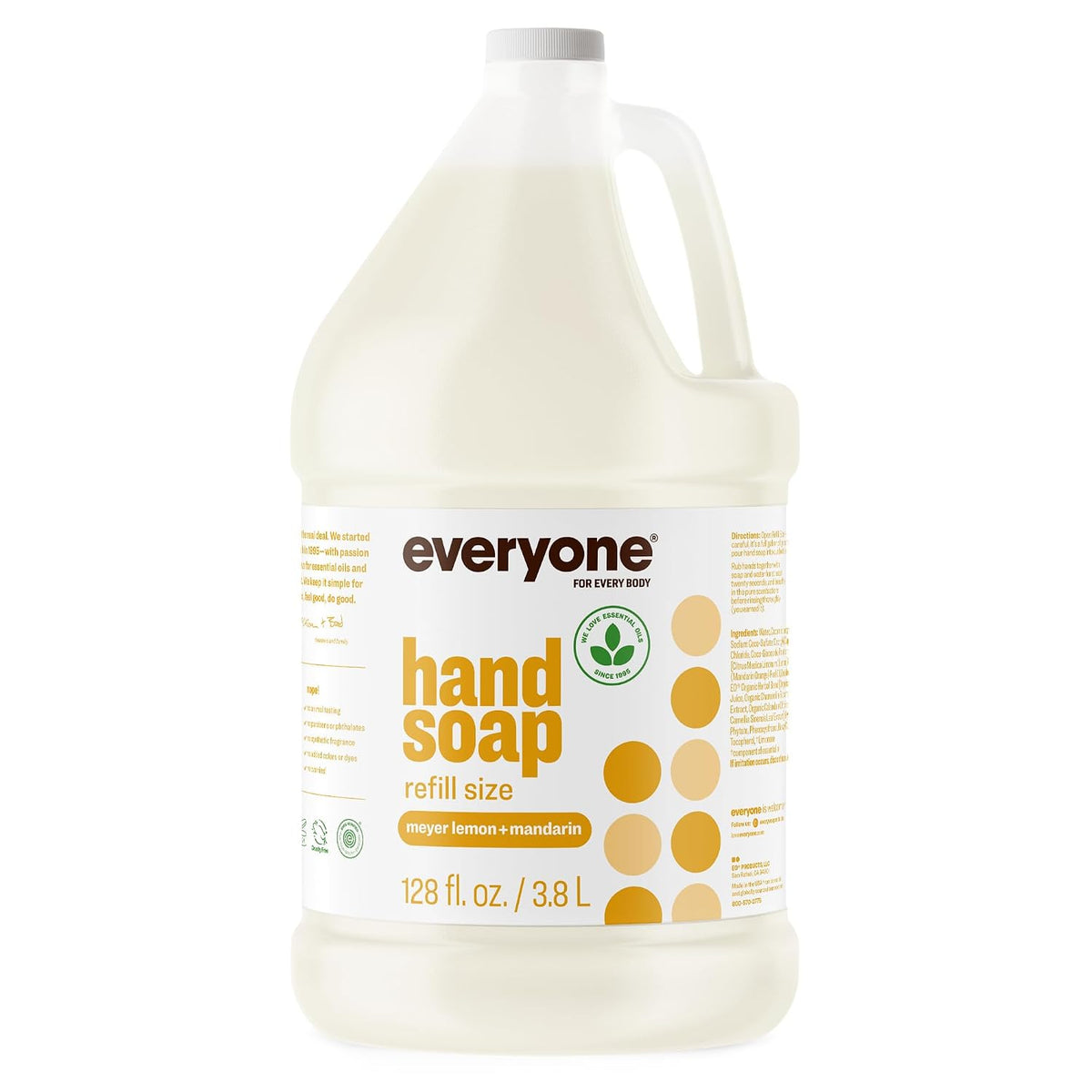 Everyone Liquid Hand Soap Refill, Meyer Lemon & Mandarin, 1 Gallon