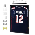 Jersey Display Frame Case, Large Sport Jersey Shadow Box, Black