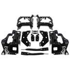 Duolctrams Front Bumper Support Mount Bracket Set 12Pcs Compatible with 2014-2015 Chevy Silverado 1500