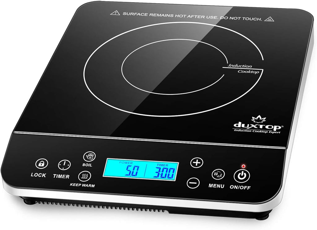 Portable Induction Cooktop, Countertop Burner 1800W Silver 9600LS