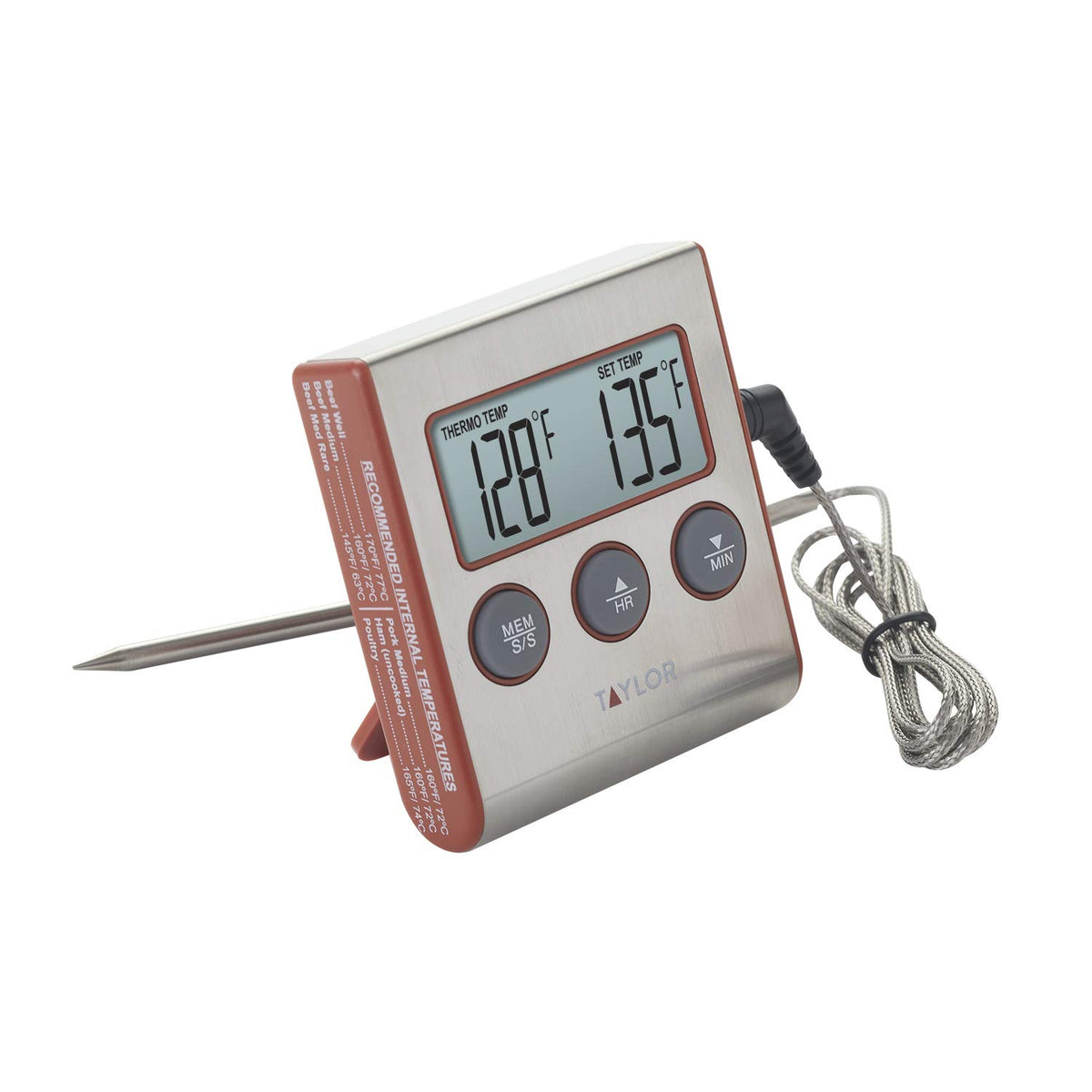 Digital Wired Probe Thermometer with Programmable Temperature