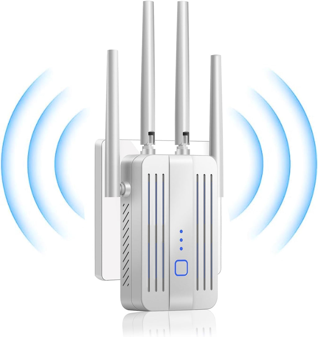 WiFi Extender Signal Booster for Home: 2026 Internet Repeater Long Range Up to 9995 Sq. Ft. Whole Home WiFi Coverage