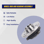 KUSATEC 513226 2pcs Front Wheel Bearing and Hub Assembly