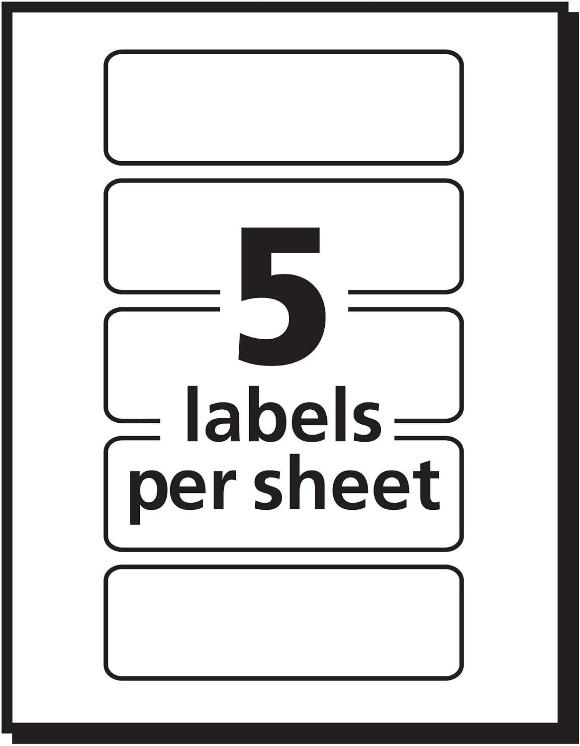 Removable Print or Write Color Coding Labels, 1 x 3 Inches, 200 Labels (5481)