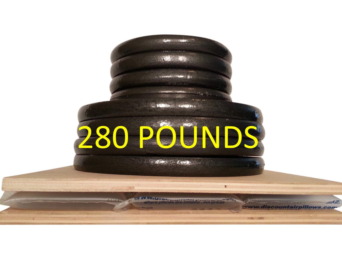 330 count 4x8 Airdefender air pillows 40 gallon 5.33 cubic feet void fill cushioning shipping packing package
