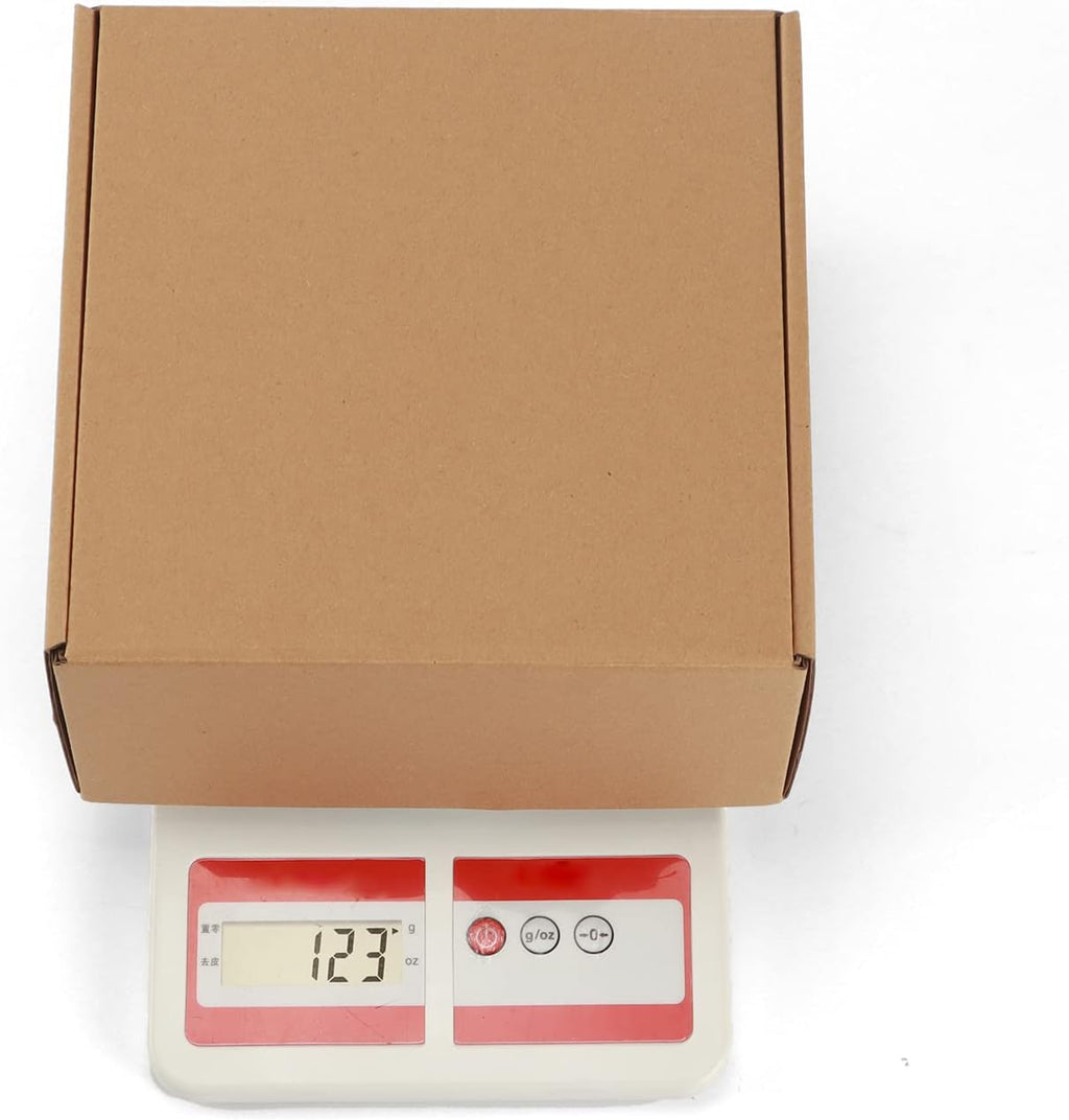 25 Pack 8x8x4 inch Cardboard Shipping Boxes, Brown Gift Boxes
