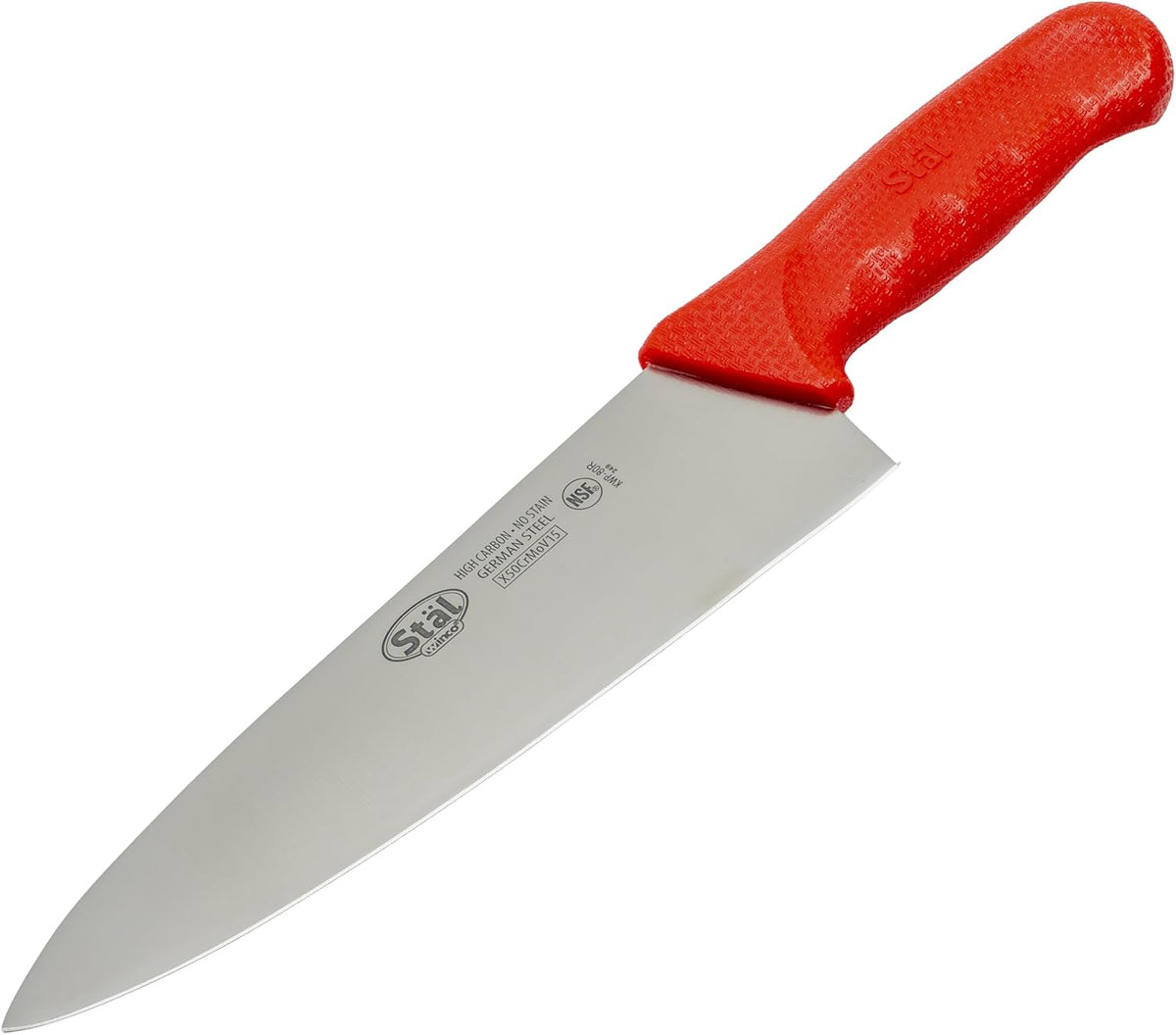 8" Red Chef's Commercial-Grade Knife