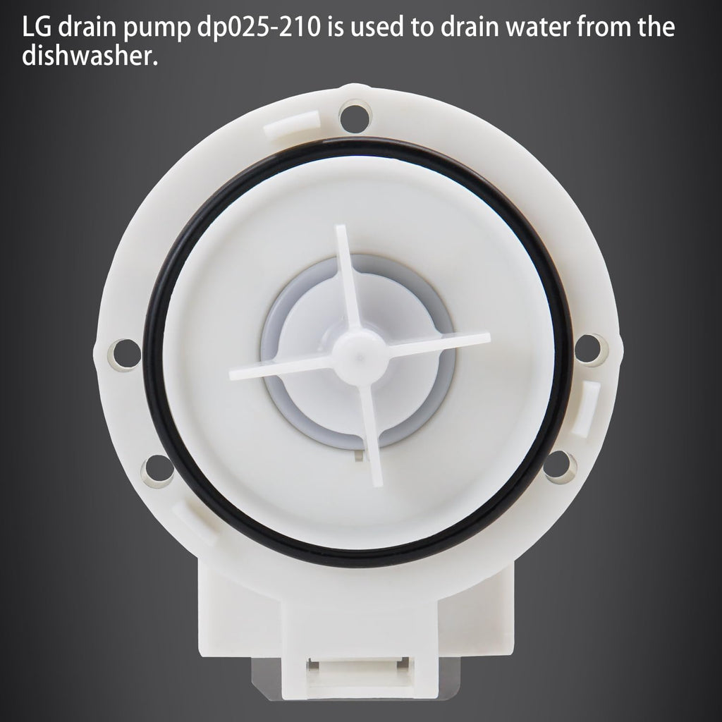 DP025-210 Dishwasher Drain Pump Compatible with LG Dishwasher