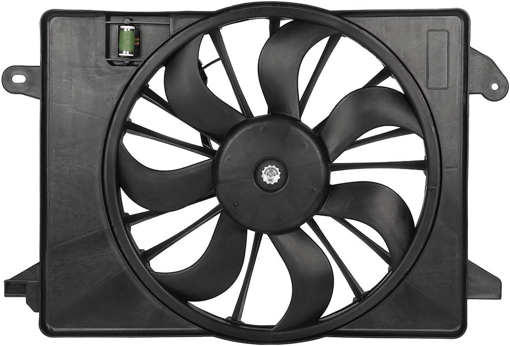 SCITOO Electric Radiator Fans Assembly Replacement for Chrysler for Dodge