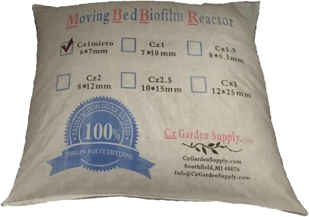K1 Filter Media PREMIUM GRADE Moving Bed Biofilm Reactor (MBBR) for Aquaponics • Aquaculture • Hydroponics • Ponds •