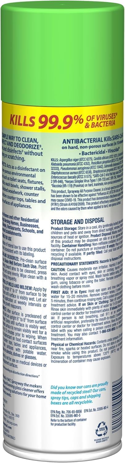 All Purpose Cleaner Foaming Spray | Fresh Scent | 19oz | 1 Pack