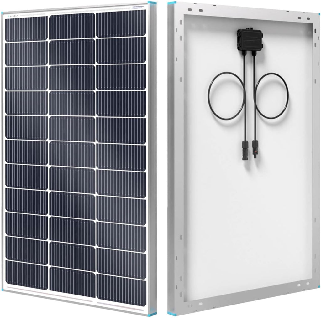 Solar Panels 100 Watt, N-Type Solar Panel 25% High-Efficiency 16BB | 100W Solar Panel for 12V Battery Systems, IP67