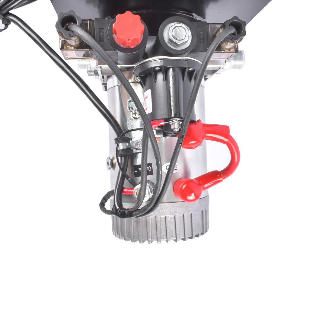 15 Quart Double Acting Hydraulic Power Unit, 12V DC, 3200 PSI
