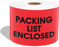 3" X 5" Packing List Enclosed Shipping Stickers (500 Stickers, 1 Roll)