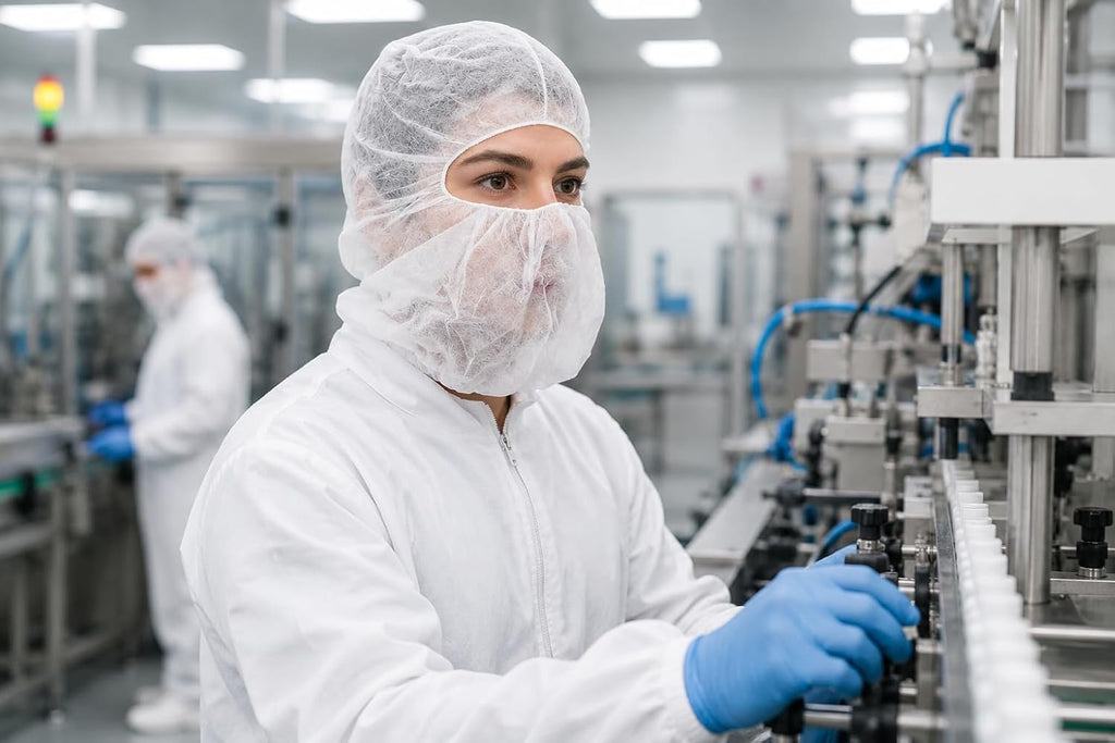 Disposable Bouffant Hoods Full Face Beard Hair Net