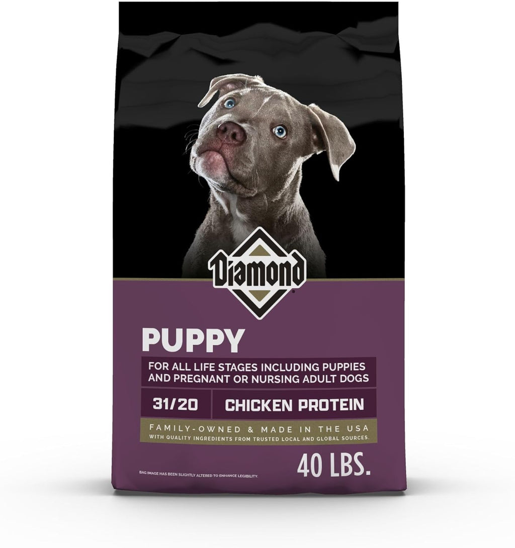 Puppy High Protein Dry Dog Food, Chicken Protein, 40lb