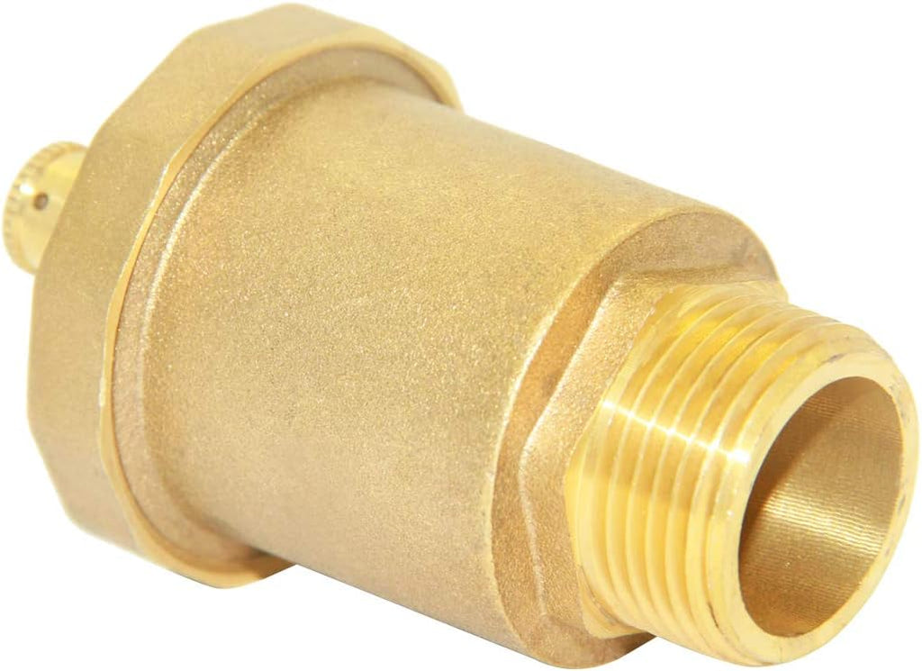 Beduan Brass 10500-VE Automatic Float Valve, 3/4" Male Thread Air Release Valve Air Bleeder Valve Vent Valve