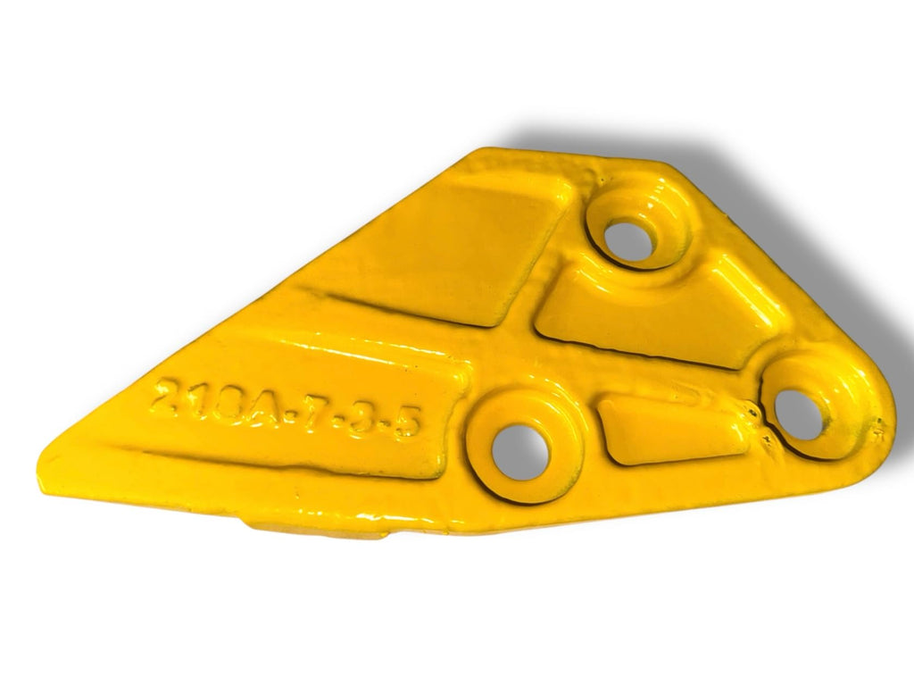JMA 218A-7-3-5 Right Side Cutter Bucket-3 Bolt Alloy Steel Mini Excavator Attachment -Durable 10.5" Width, 6" Height, High-Strength Wear-Resistant Excavator - Fits Kubota, Bobcat, CAT & John Deere