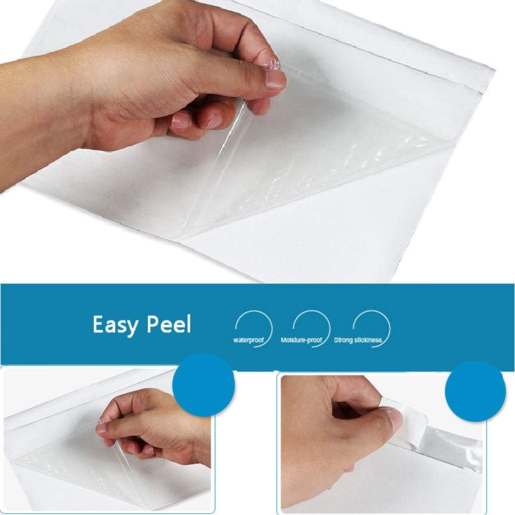 6" x 9" Clear Adhesive Top Loading Packing List Shipping Label Envelopes Pouches (100 Pack)