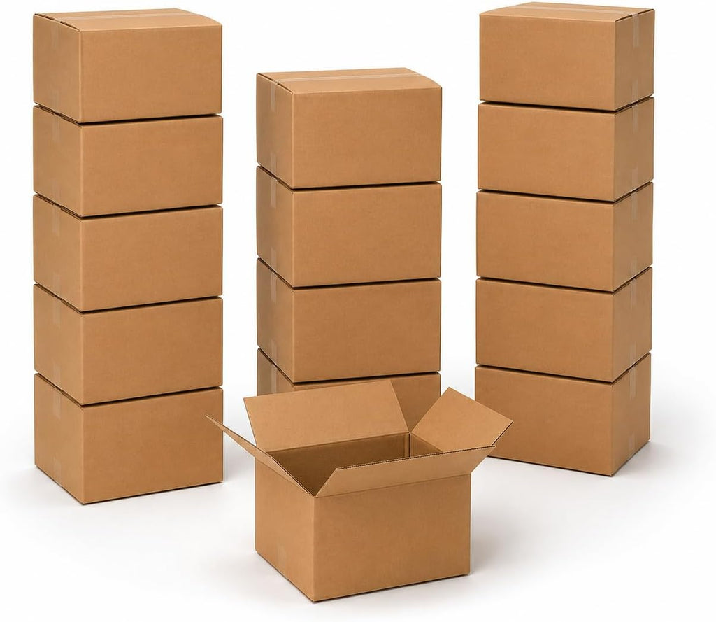Medium Moving Boxes 18"L x 14"W x 12"H 15-Pack - Corrugated Cardboard Box for Shipping, Mailing, Packing, Packaging