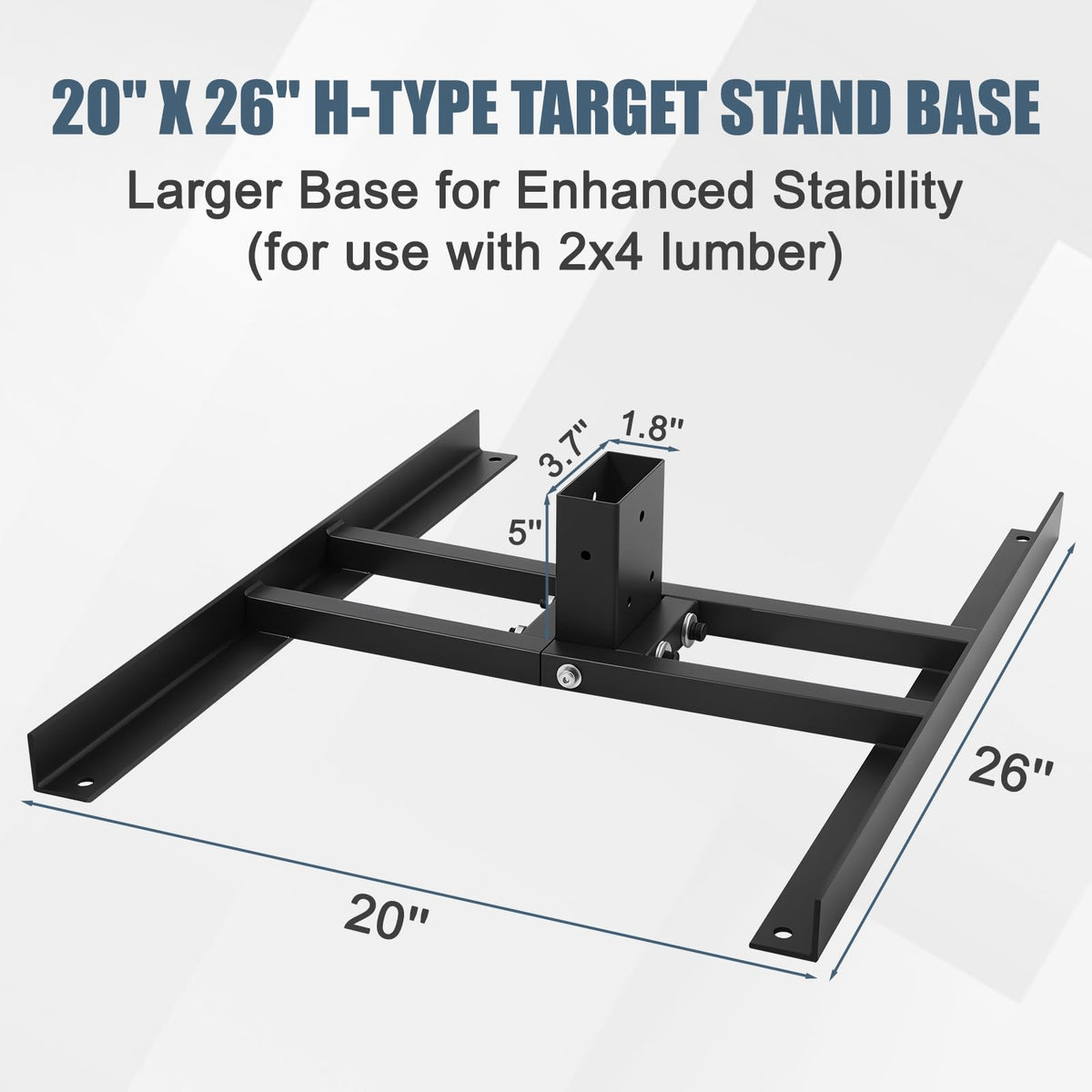 Heavy Duty Target Stand System, Includes 2x4 Target Stand Kit