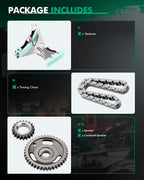 SCITOO TK328 Timing Chain Kit for Chevy LLV S10 OHV 4Cyl 2.2L 1994-2003