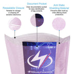 Anti Static Bubble Bags, Resealable Static Shielding Bag, Reusable for Sensitive Electronic Components (XX-Small Qty