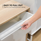 Brushed Nickel Cabinet Handles Finger Edge Pulls 11.8 Inch CC 6 Pack
