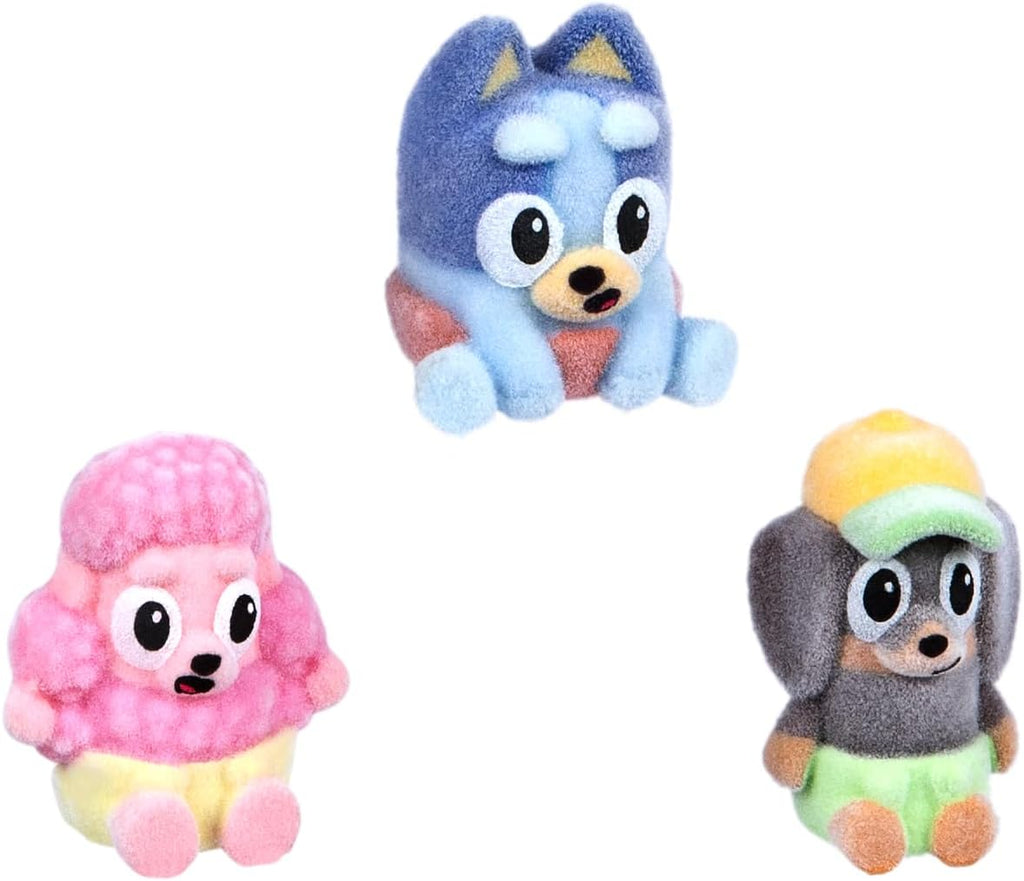 Fuzzies Episode Pack: Baby Race. with 3 Specially Flocked Collectible Mini-Figures (Incl. 1 Exclusive), Display Case