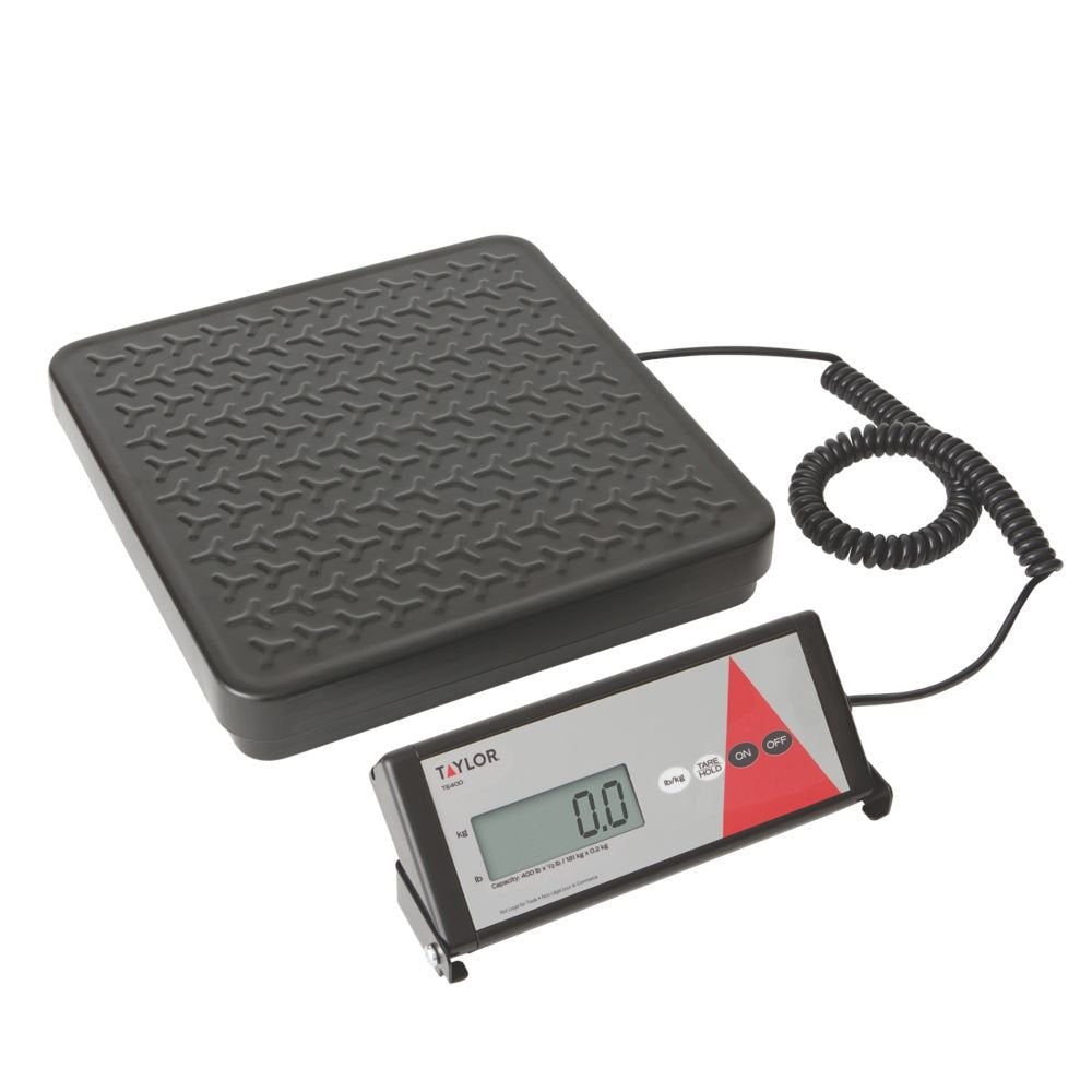Precision TE400 Receiving Scale, Digital, 400 lb. x 0.5lb. / 180 kg x 0.2 kg Capacity, Painted Removable Steel Tread