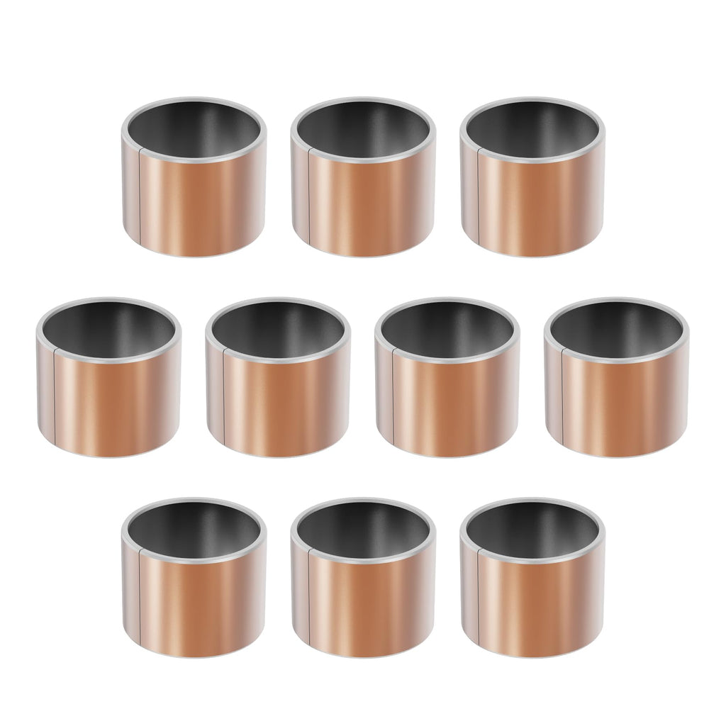 FOCMKEAS 10 Pcs Sleeve Bearings, 15mm x 17mm x 12mm Plain Bearings