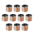 FOCMKEAS 10 Pcs Sleeve Bearings, 15mm x 17mm x 12mm Plain Bearings