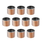 FOCMKEAS 10 Pcs Sleeve Bearings, 15mm x 17mm x 12mm Plain Bearings