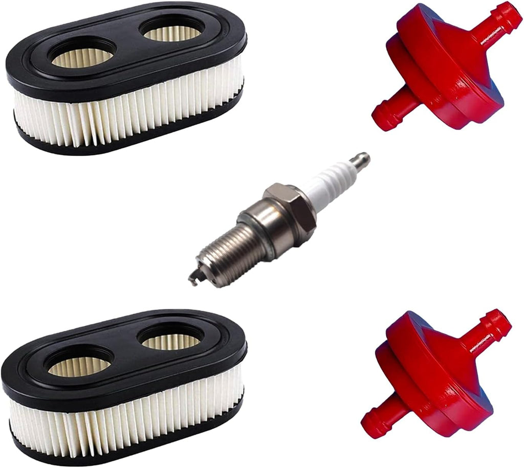 Air Filter Spark Plugs Kits Fit for Husqvarna LC221A LC121P HU675HWT 5521P