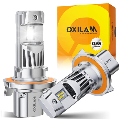 H13 LED Light Bulb, 1100% Brighter 9008 Fog Bulb, 60,000Hrs Lifespan, 5MIN Direct Plug, IP68, Anti-Flicker LED Light