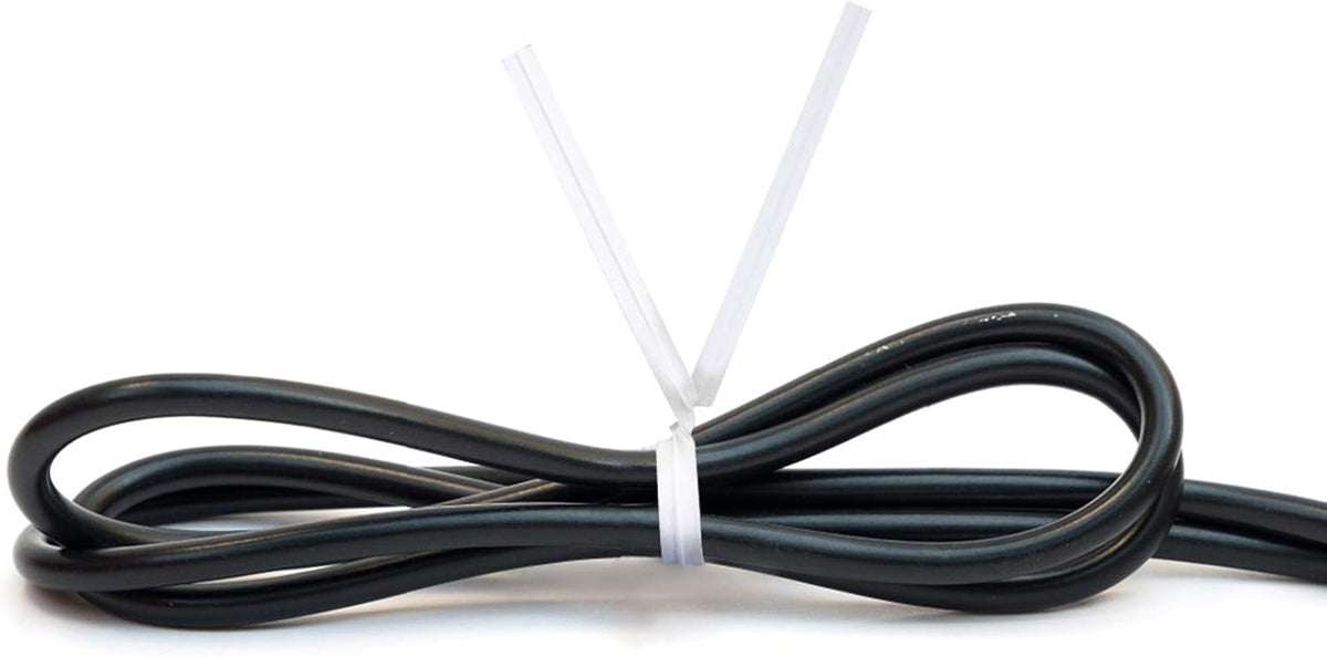 1000 Pcs White Paper Twist Ties Reusable Bread Ties, 4 Inch