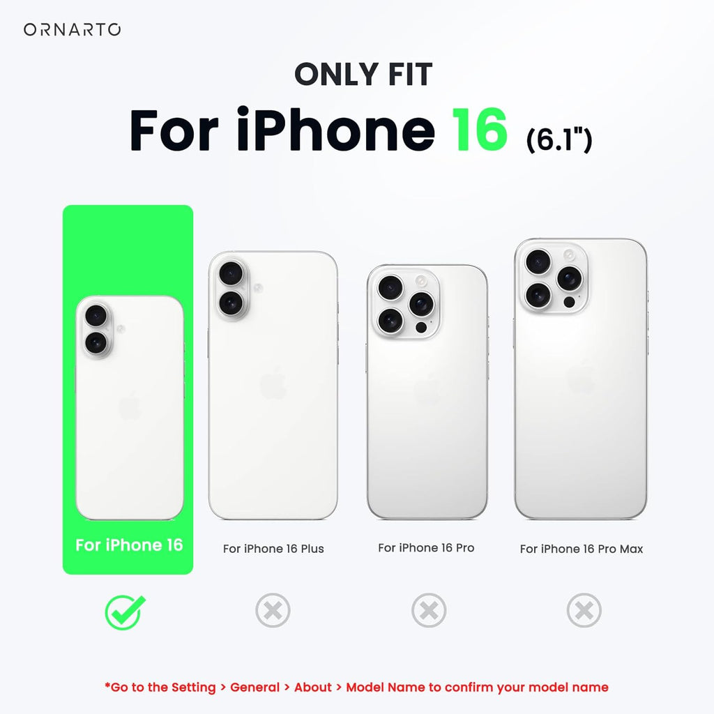 Compatible with iPhone 16 Case 6.1", Slim Liquid Silicone 3 Layers Full Covered Soft Gel Rubber Shockproof Phone