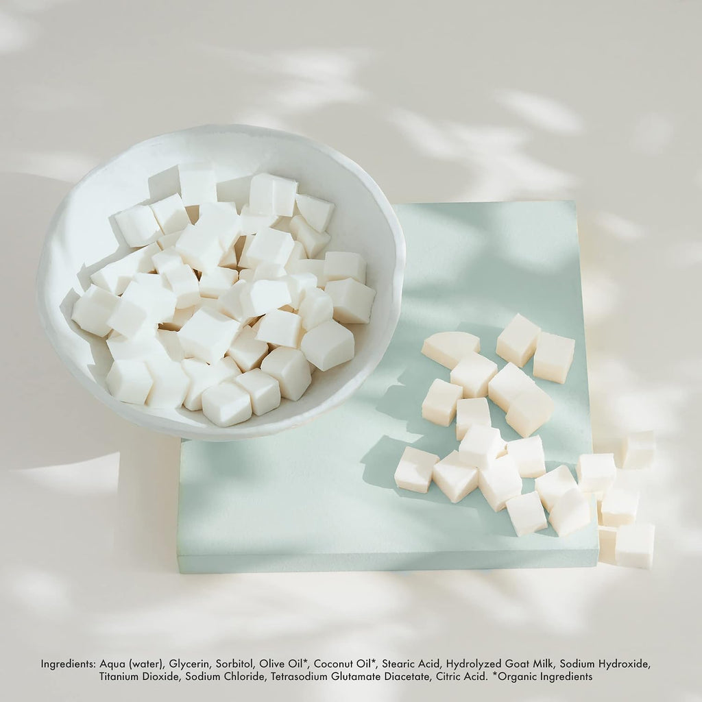 Goat Milk Soap Base 5 LB | Made in Greece | SLS/SLES Free, No Palm Oil, Organic - Melt and Pour Goats Milk Soap