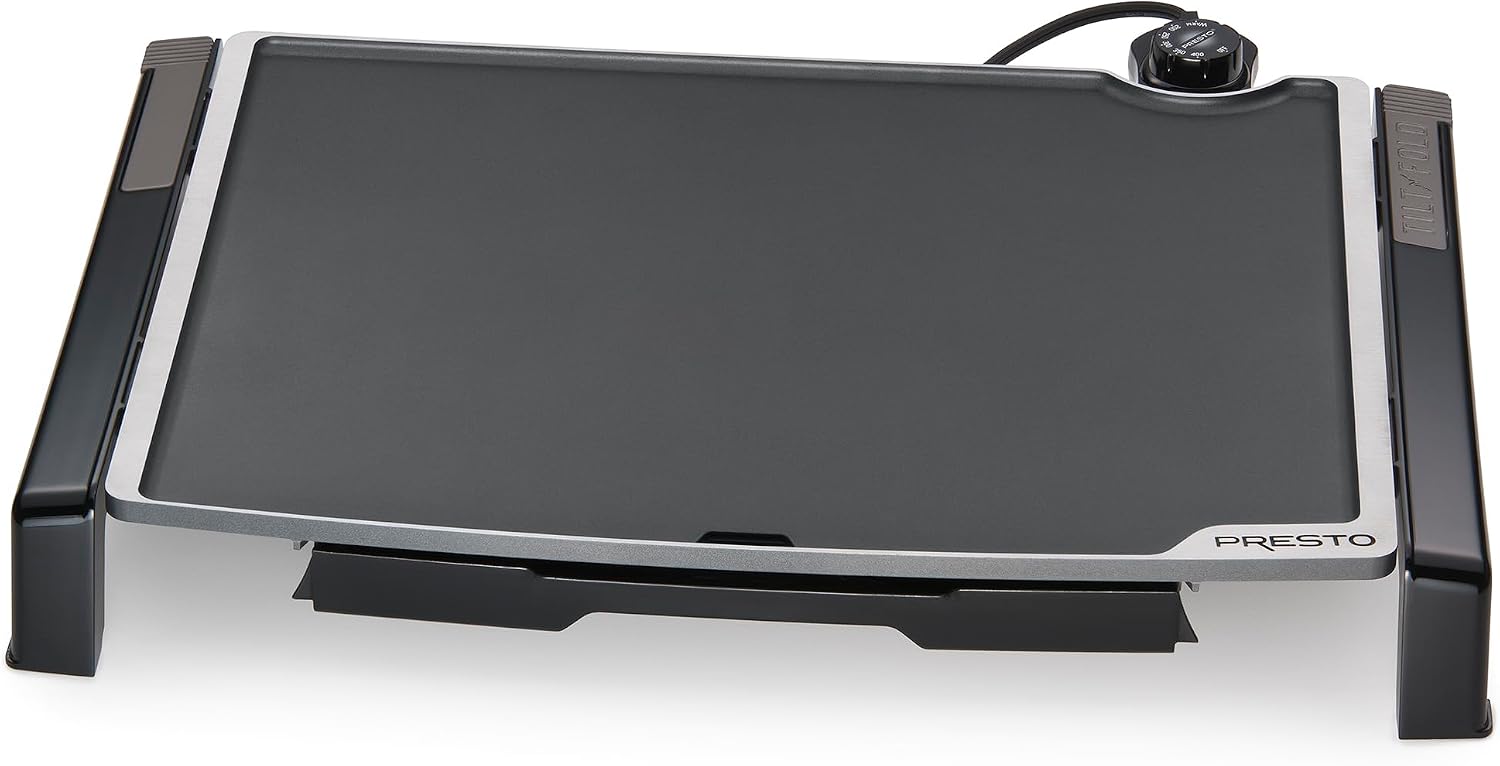 07073 Tilt-N-Fold X-Large Electric Griddle
