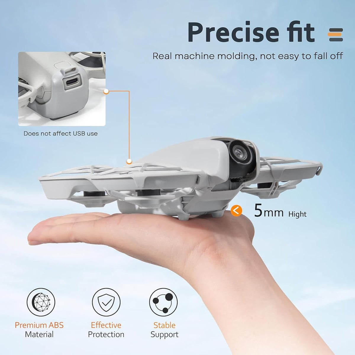 Landing Gear for DJI Neo Drone Battery Protection Case Cover Quick Release Extension Leg Heightening Bracket