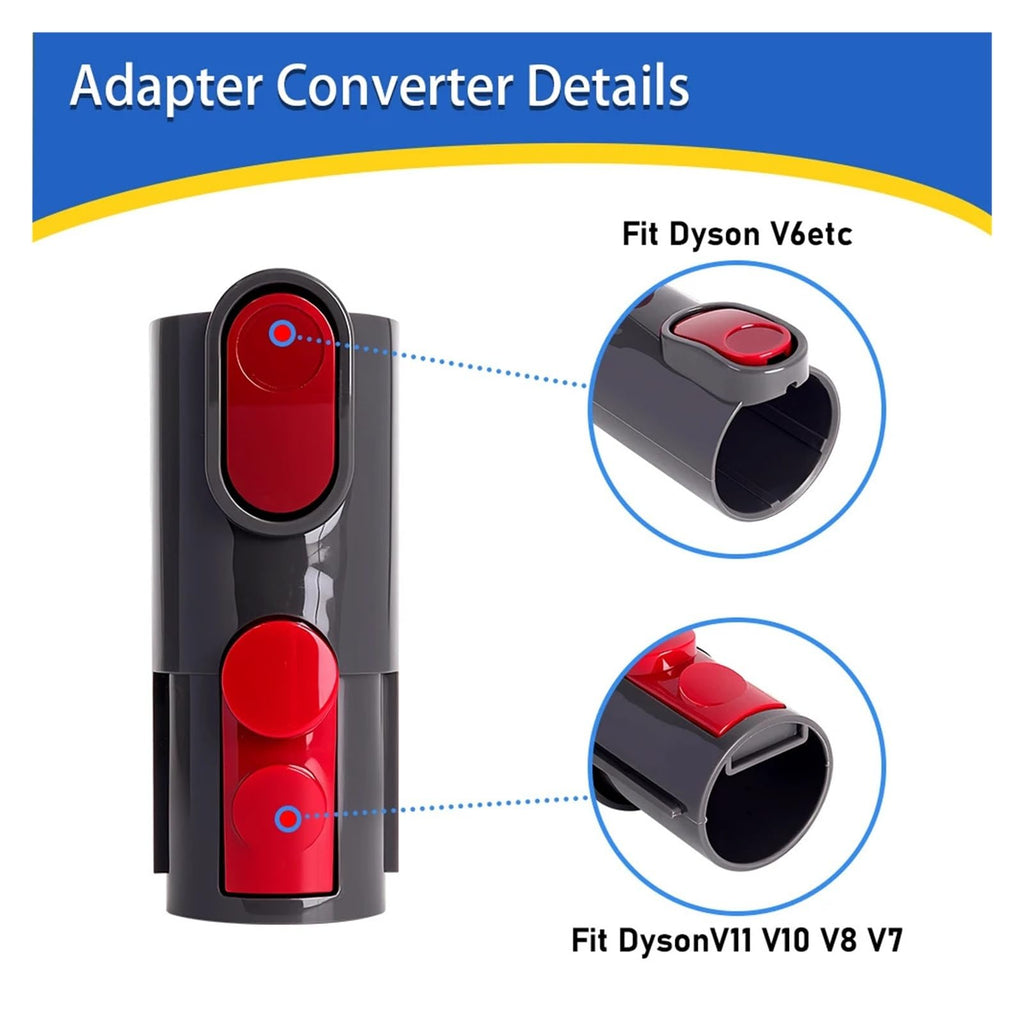 Conversion Suction Adapter Compatible With V6 To V7 V8 V10 V12 V15 Vacuums