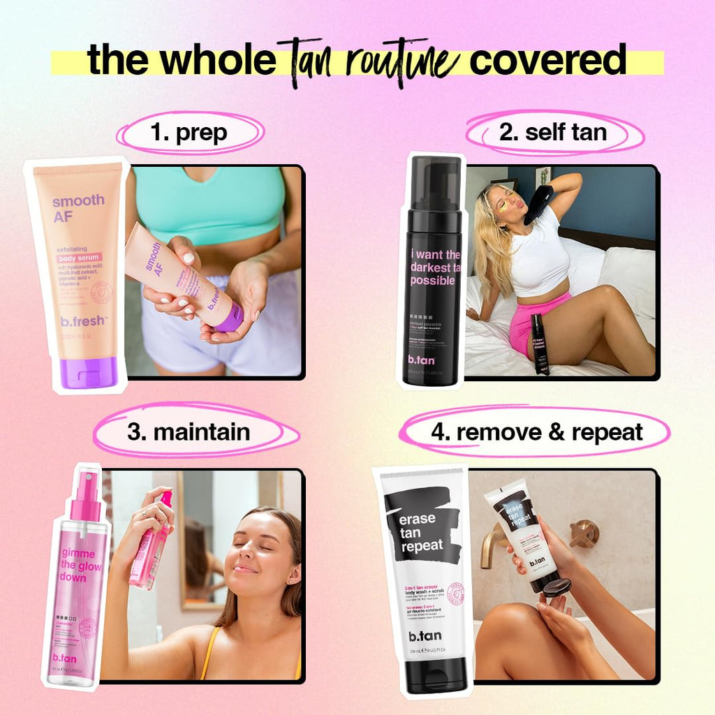 Ultra Dark Self Tanner Mousse | I Want The Darkest Tan Possible - Fast, 1 Hour Express Sunless Tanning Foam, Golden