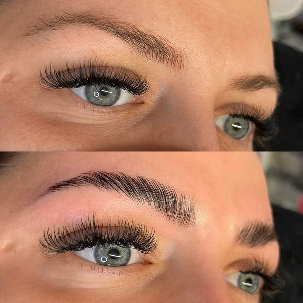 Lashlift + Brow Lamination Kit - Complete Sets to Beautiful Eyes - DYI at Home Lash Lift and Brow Lift - Visible